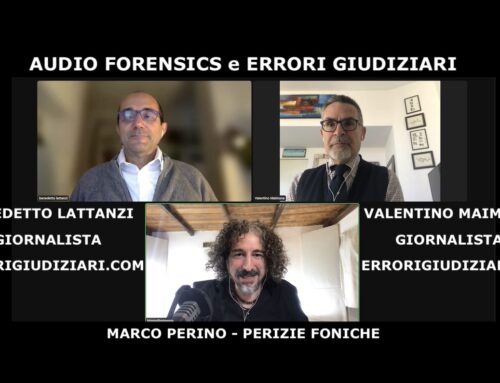 Marco Perino con Benedetto Lattanzi e Valentino Maimone, fondatori di Errorigiudiziari.com