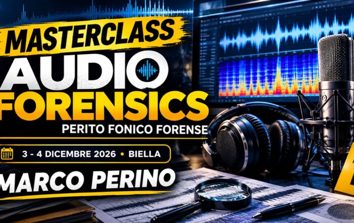 diventare perito fonico forense