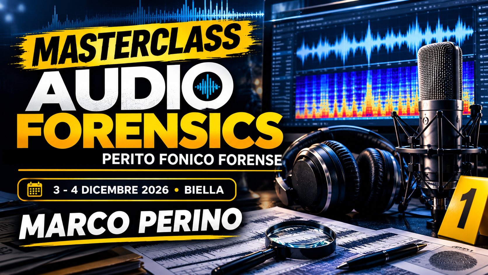 diventare perito fonico forense